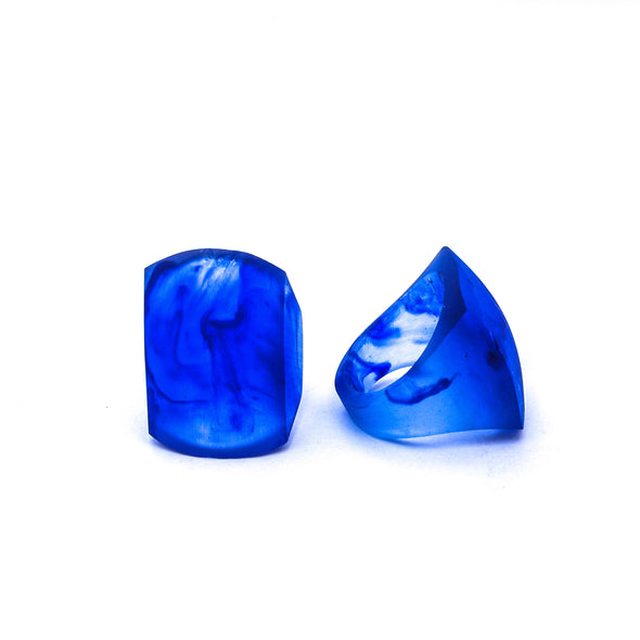 Havana Resin Ring - Polka Luka Resin Jewellery