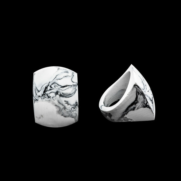 Havana Resin Ring - Polka Luka Resin Jewellery