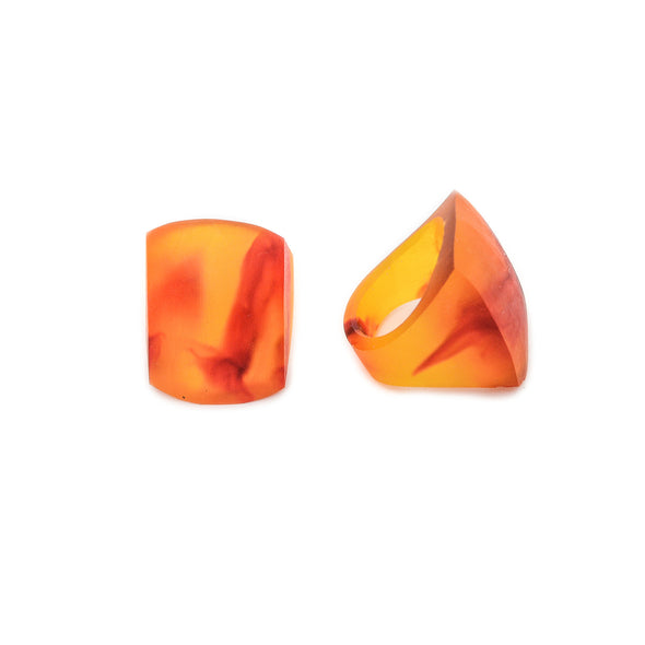 Havana Resin Ring - Polka Luka Resin Jewellery