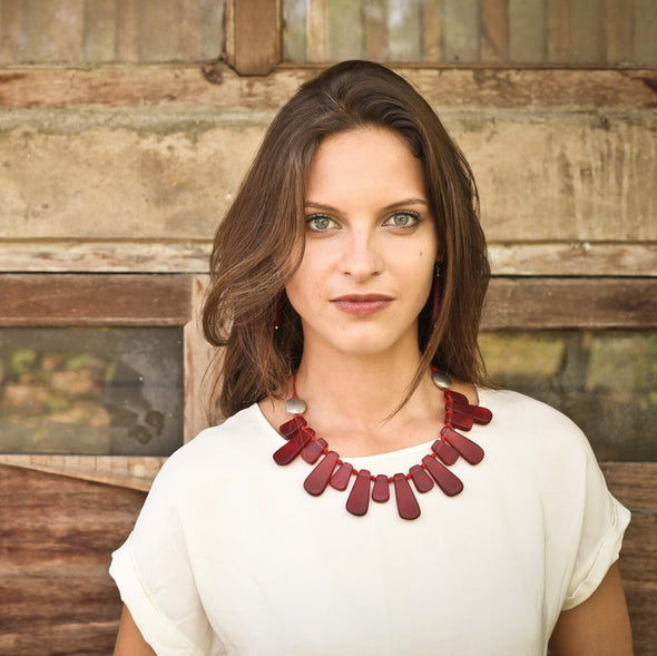 'In Bloom' Necklace - Polka Luka Resin Jewellery