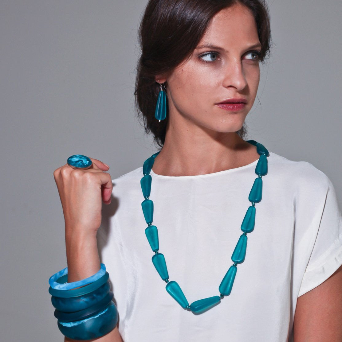 'Springtime' Necklace - Polka Luka Resin Jewellery