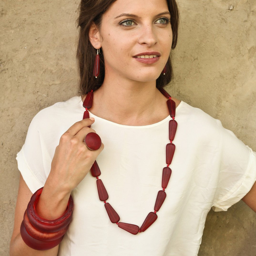 'Springtime' Necklace - Polka Luka Resin Jewellery