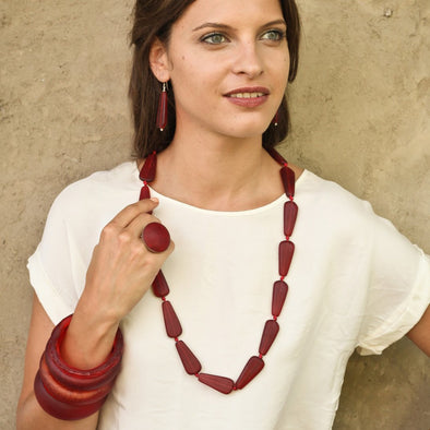 'Springtime' Necklace - Polka Luka Resin Jewellery