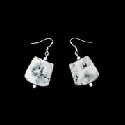 Kahlo Resin Earrings - Polka Luka Resin Jewellery