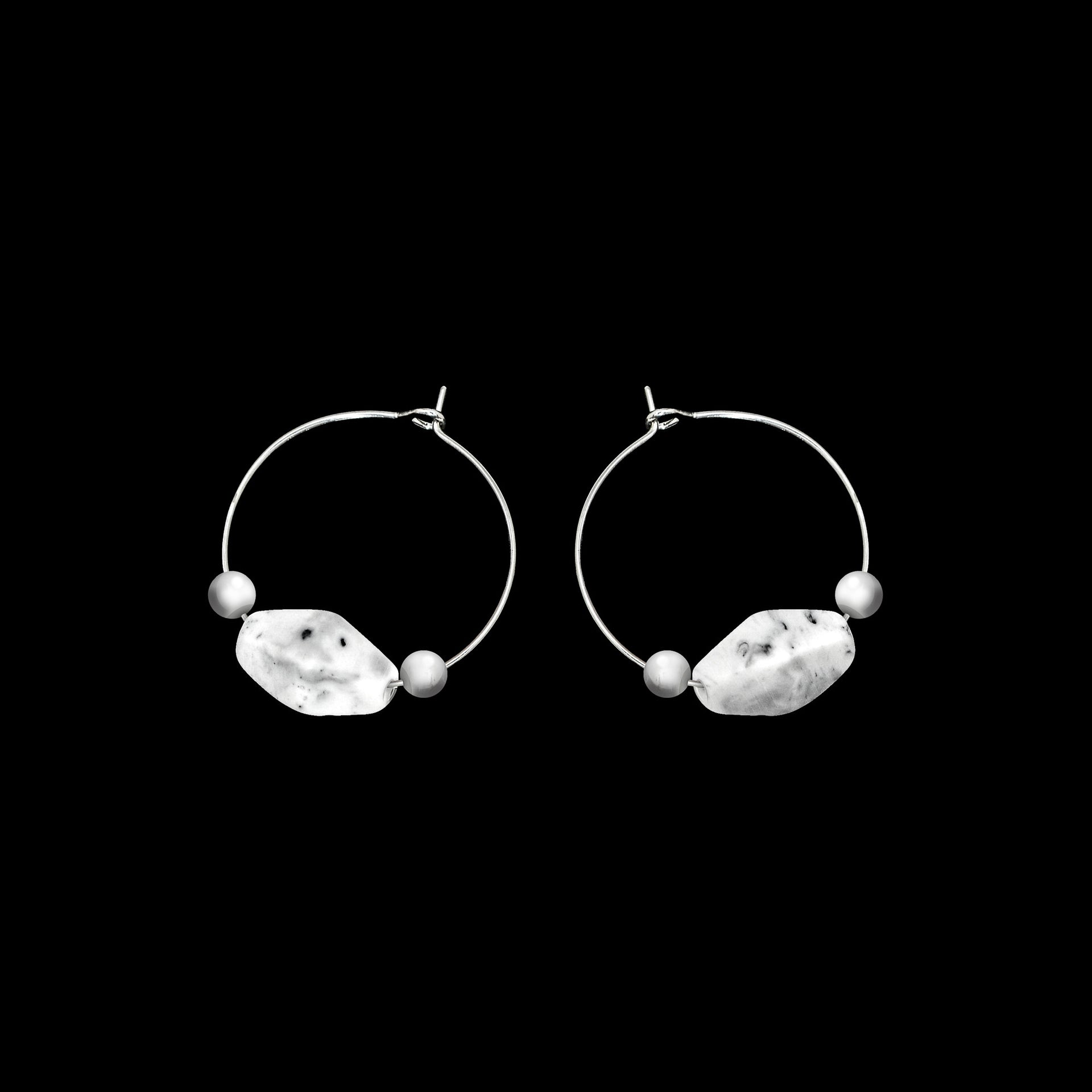 Margarite Resin Earrings - Polka Luka Resin Jewellery