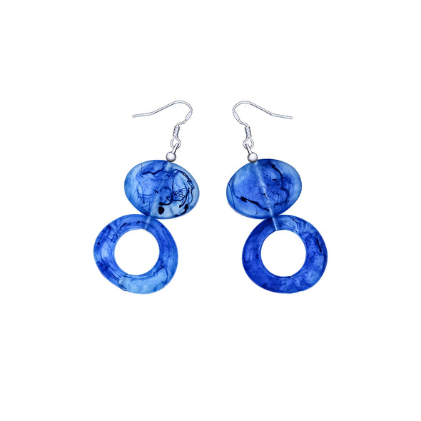 Tropicana Resin Earrings - Polka Luka Resin Jewellery