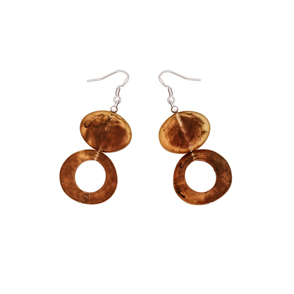 Tropicana Resin Earrings - Polka Luka Resin Jewellery