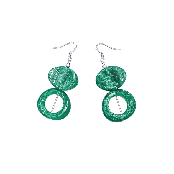 Tropicana Resin Earrings - Polka Luka Resin Jewellery