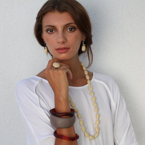 Aura Long Resin Necklace - Polka Luka Resin Jewellery