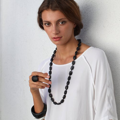 Aura Long Resin Necklace - Polka Luka Resin Jewellery
