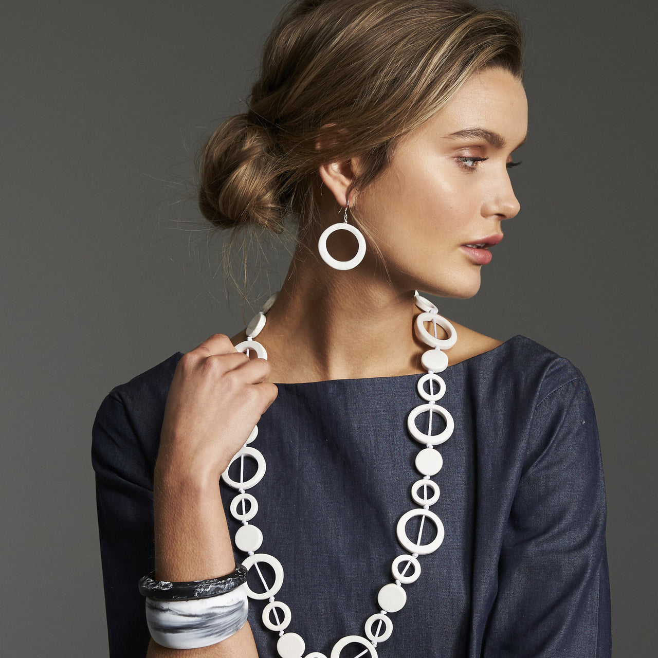 Caravana Large Earrings - Polka Luka Resin Jewellery