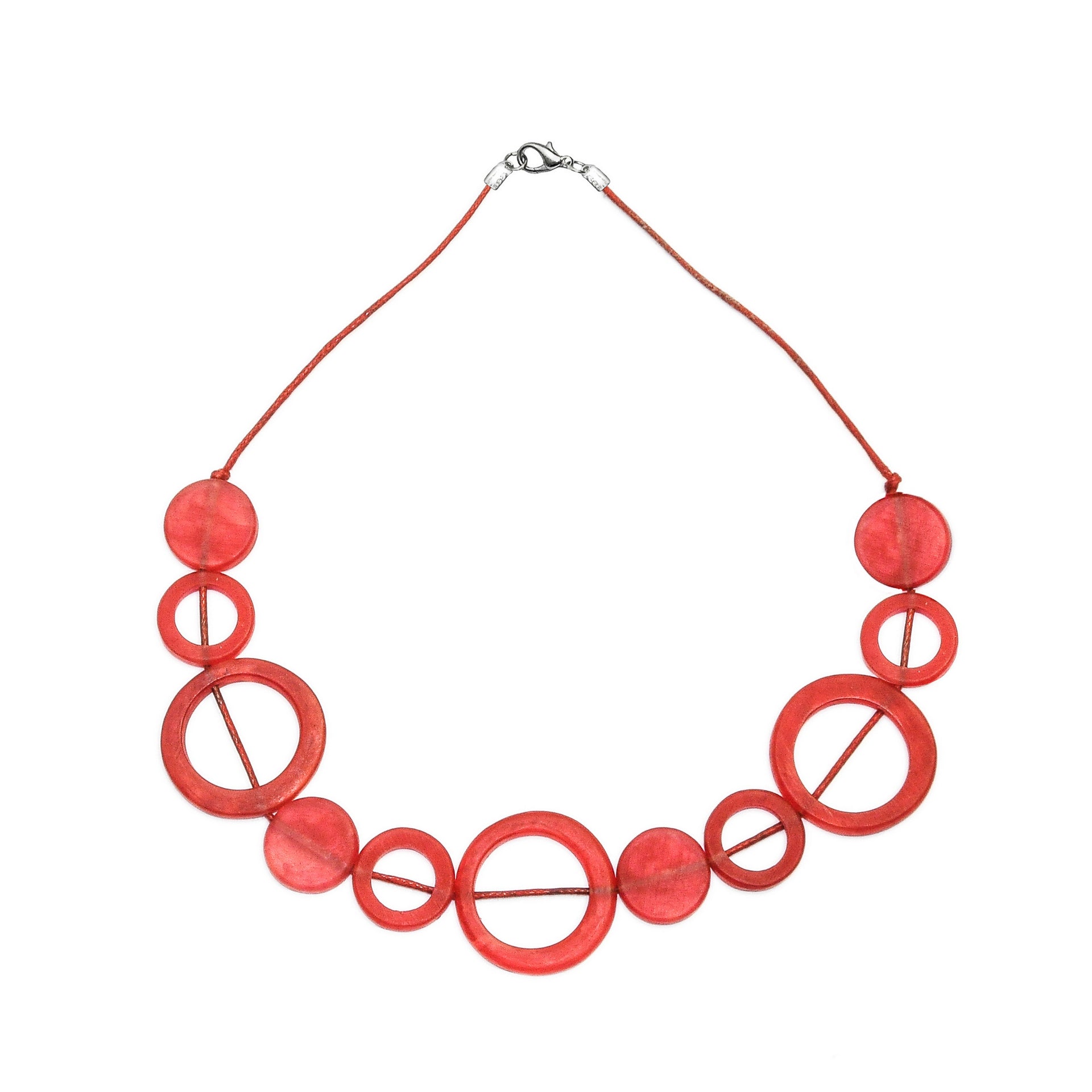 Caravana Short Resin Necklace - Polka Luka Resin Jewellery