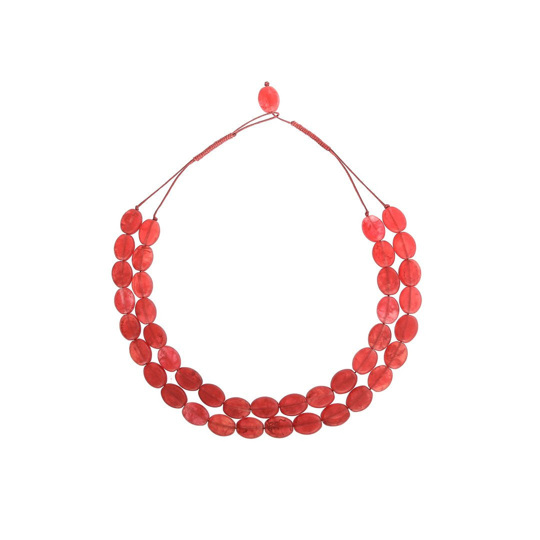 'Constellations' Resin Double Strand Necklace - Polka Luka Resin Jewellery