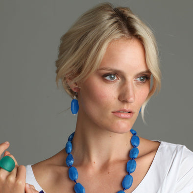 'Galactic' Resin Earrings - Polka Luka Resin Jewellery