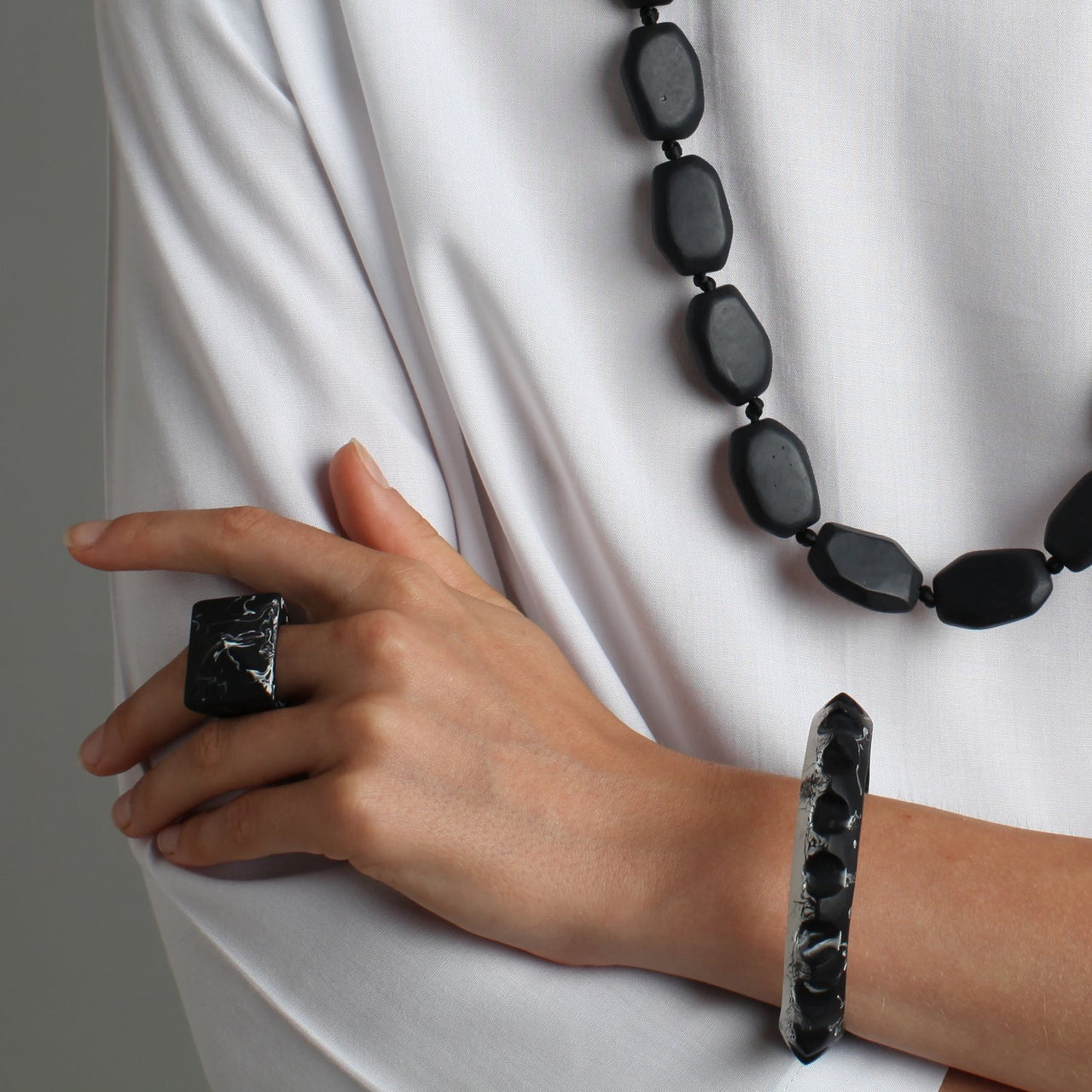 'Galactic' Resin Ring - Polka Luka Resin Jewellery