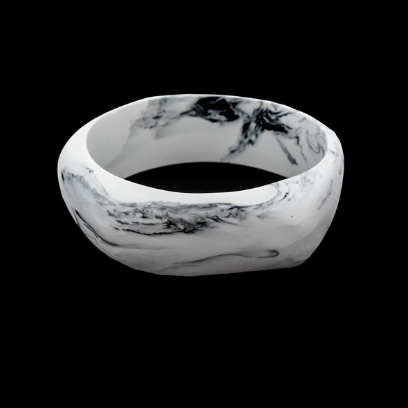 Havana Resin Bangle - Polka Luka Resin Jewellery
