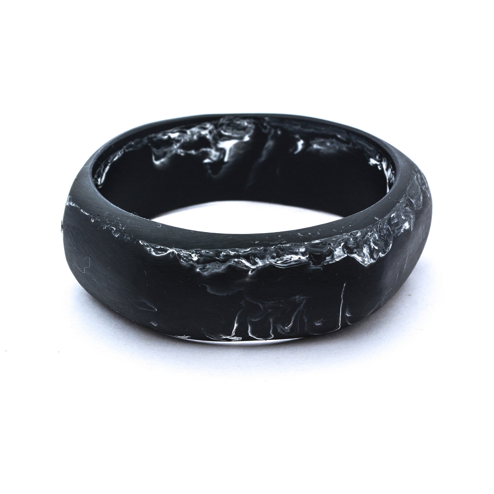 Havana Resin Bangle - Polka Luka Resin Jewellery