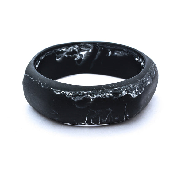 Havana Resin Bangle - Polka Luka Resin Jewellery