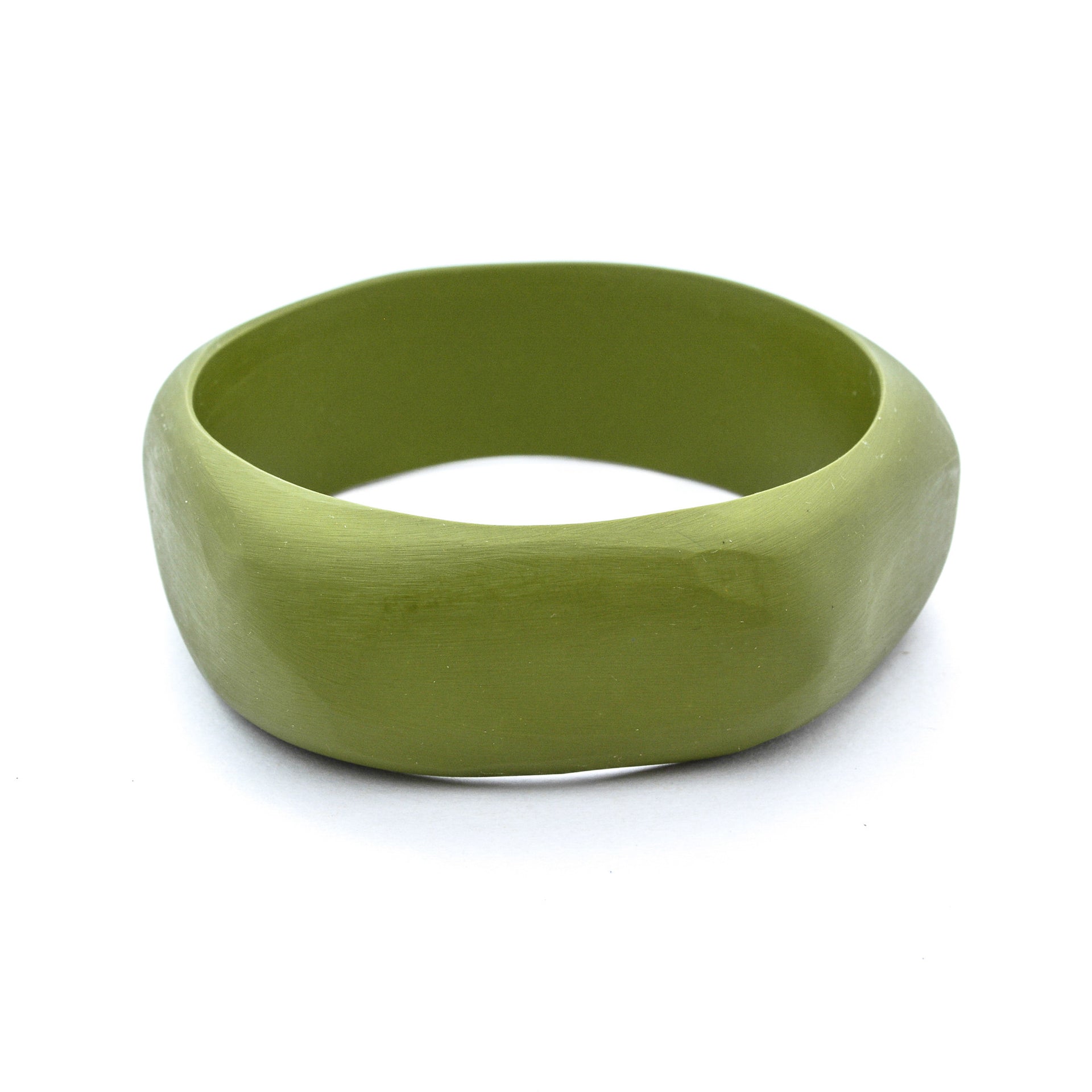 Havana Resin Bangle - Polka Luka Resin Jewellery