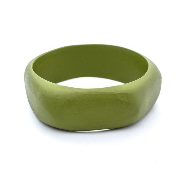 Havana Resin Bangle - Polka Luka Resin Jewellery