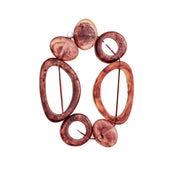Havana Resin Bracelet - Polka Luka Resin Jewellery