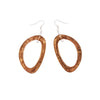 Havana Resin Earrings - Polka Luka Resin Jewellery