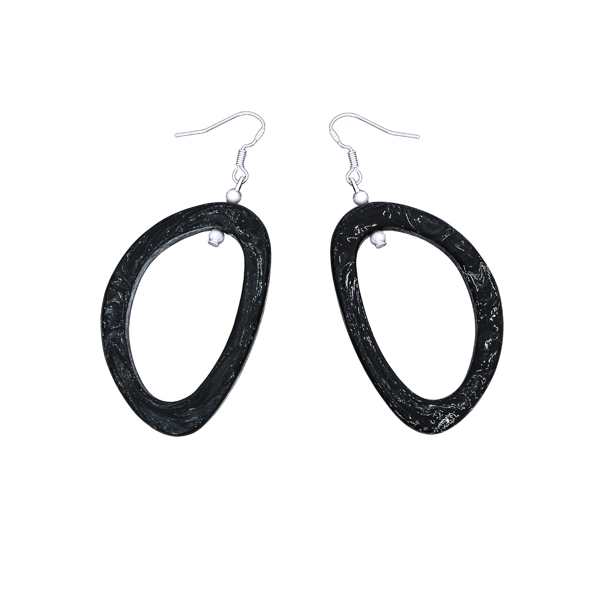 Havana Resin Earrings - Polka Luka Resin Jewellery