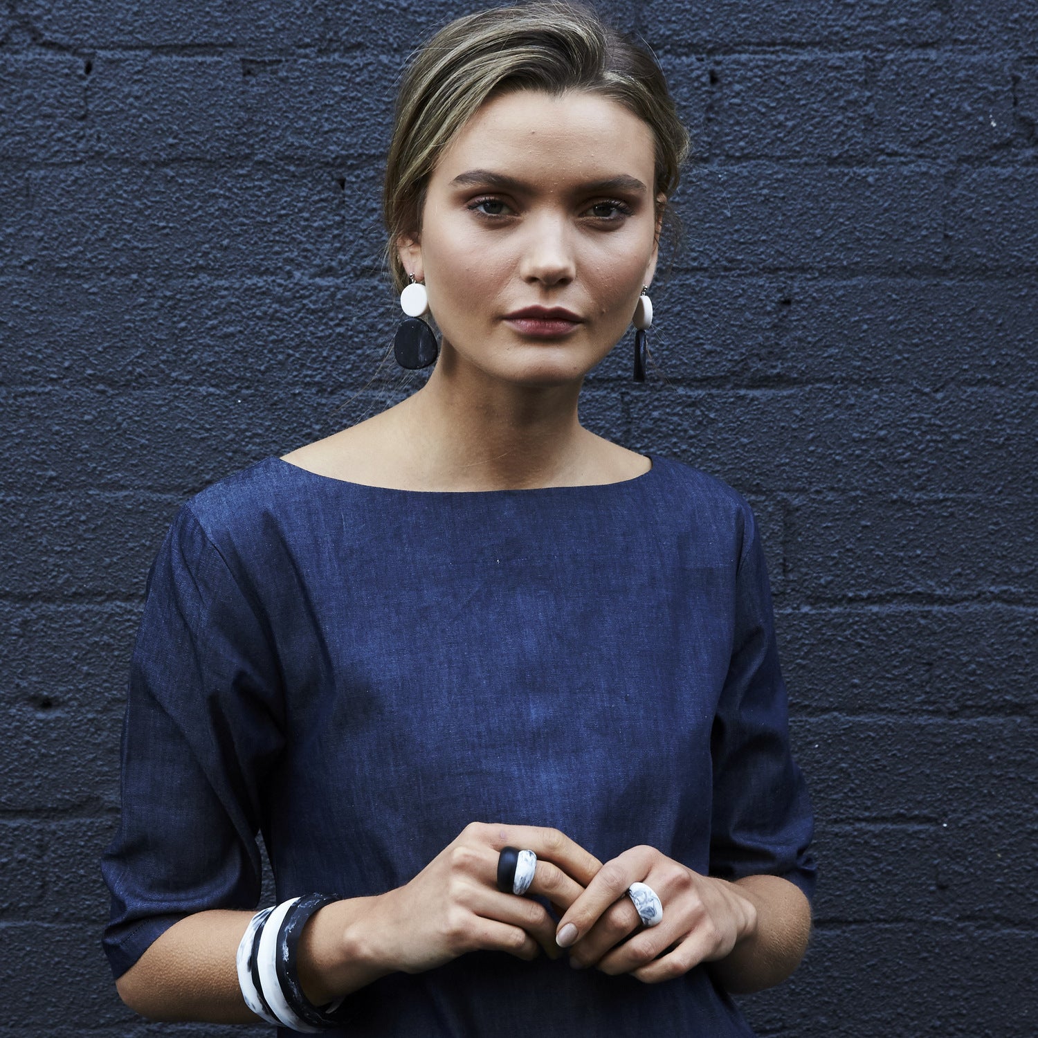 Ladakh Earrings - Polka Luka Resin Jewellery