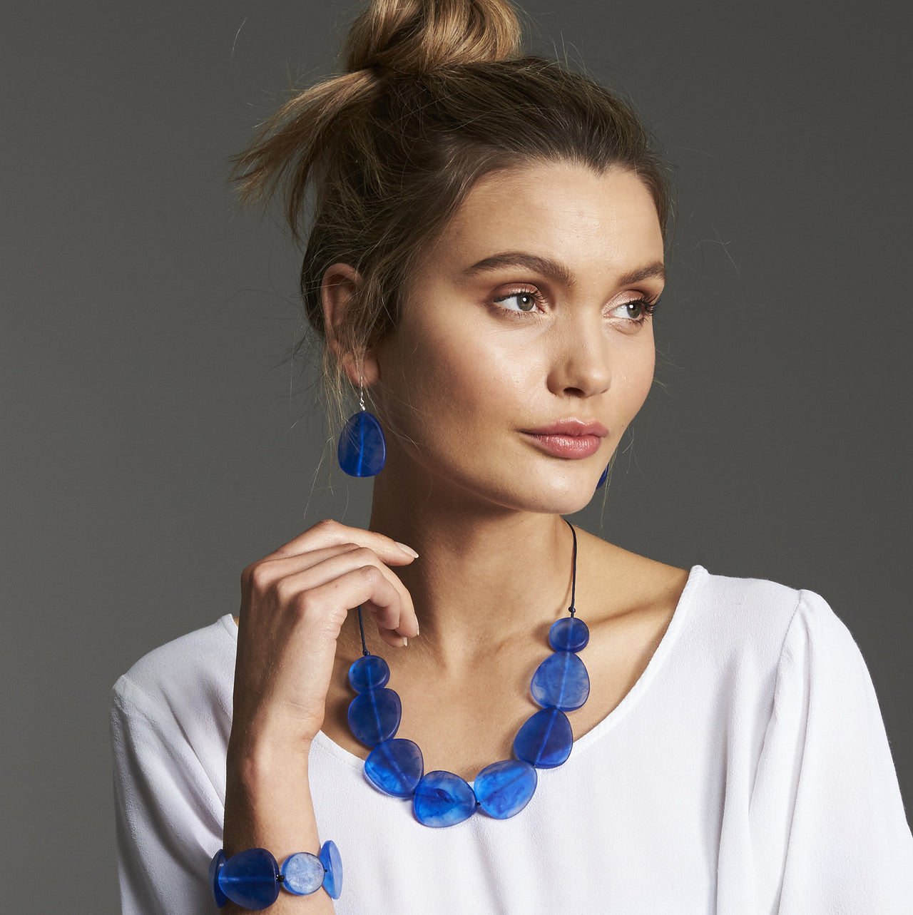 Ladakh Resin Necklace - Polka Luka Resin Jewellery