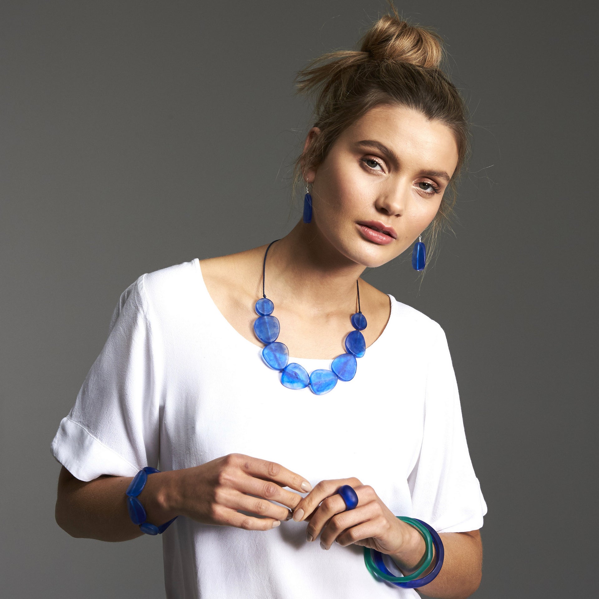 Ladakh Resin Necklace - Polka Luka Resin Jewellery