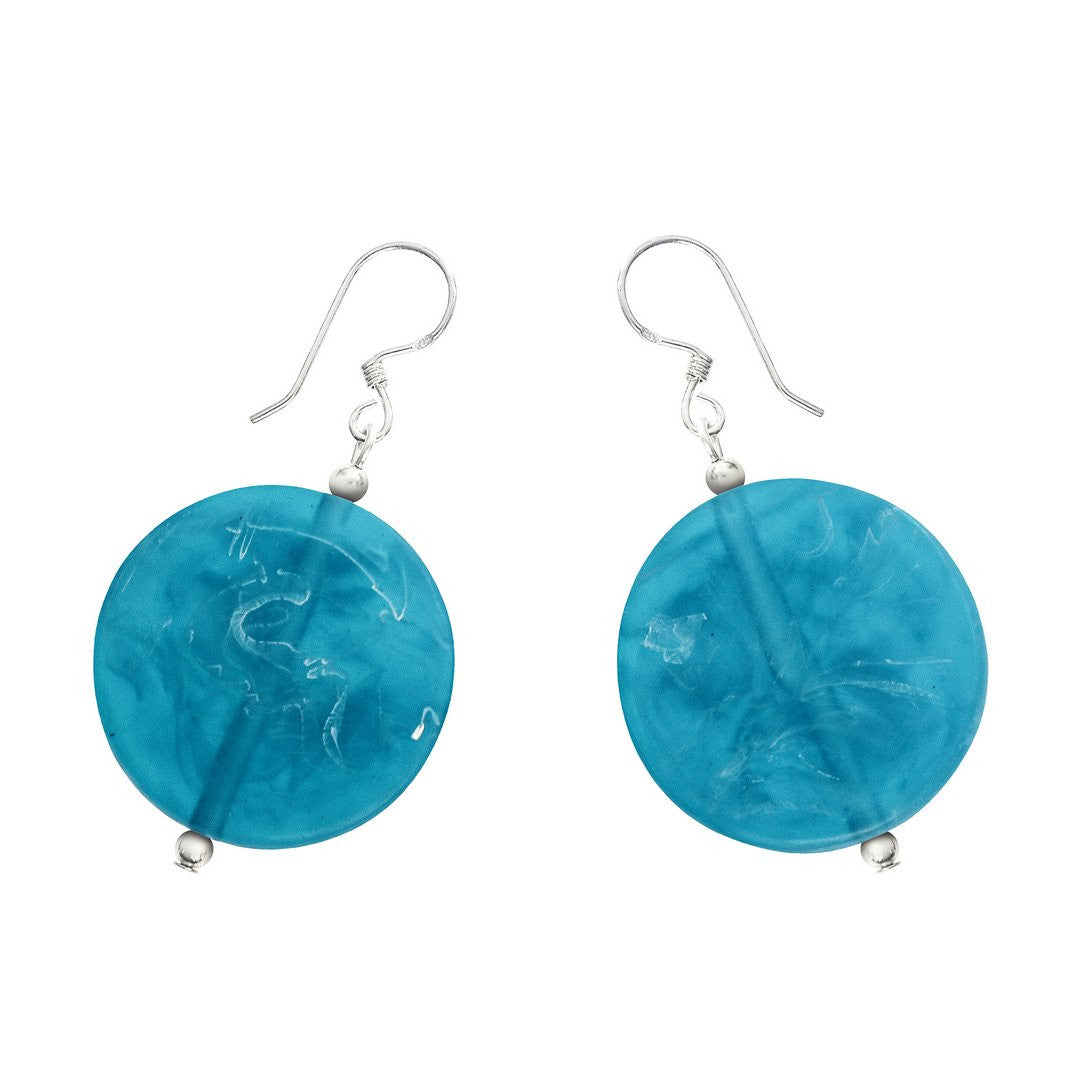 'Luna' Grande Earrings - Polka Luka Resin Jewellery