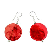 'Luna' Grande Earrings - Polka Luka Resin Jewellery