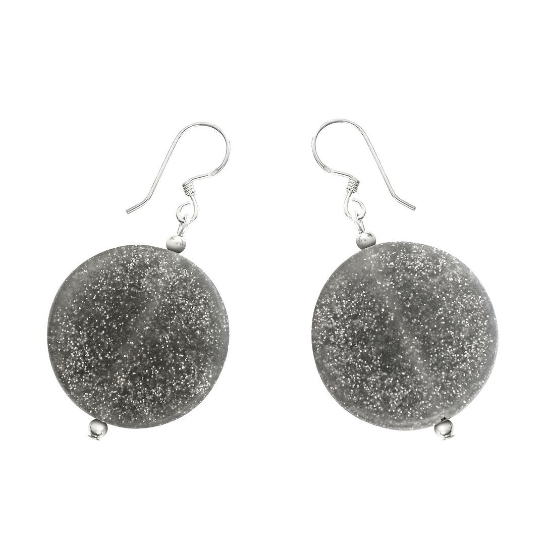 'Luna' Grande Earrings - Polka Luka Resin Jewellery