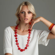 'Luna' Long Resin Necklace - Polka Luka Resin Jewellery