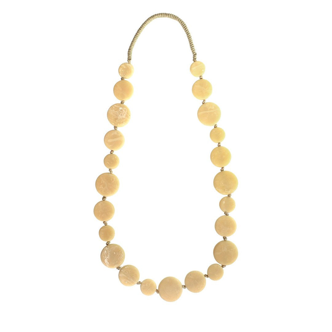 'Luna' Long Resin Necklace - Polka Luka Resin Jewellery