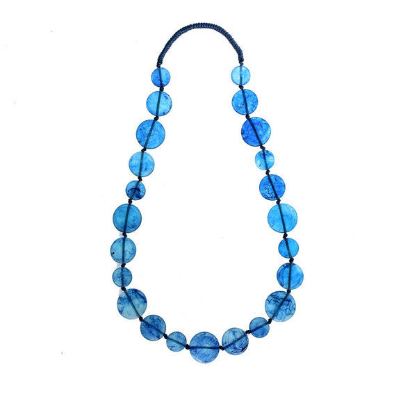 'Luna' Long Resin Necklace - Polka Luka Resin Jewellery