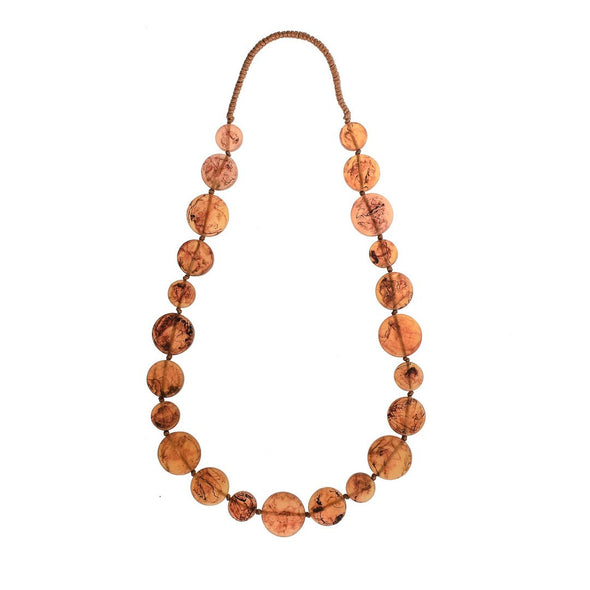 'Luna' Long Resin Necklace - Polka Luka Resin Jewellery