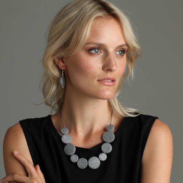 'Luna' Medium Earrings - Polka Luka Resin Jewellery