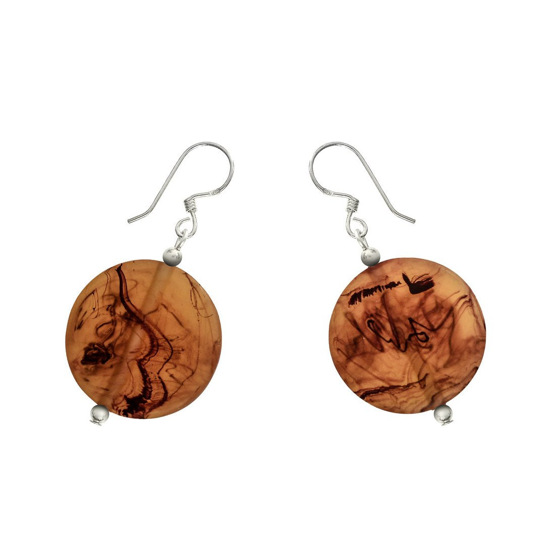 'Luna' Medium Earrings - Polka Luka Resin Jewellery