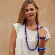 'Mujo' Long Resin Necklace - Polka Luka Resin Jewellery