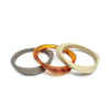 Naxos Triple Bangle Set - Polka Luka Resin Jewellery