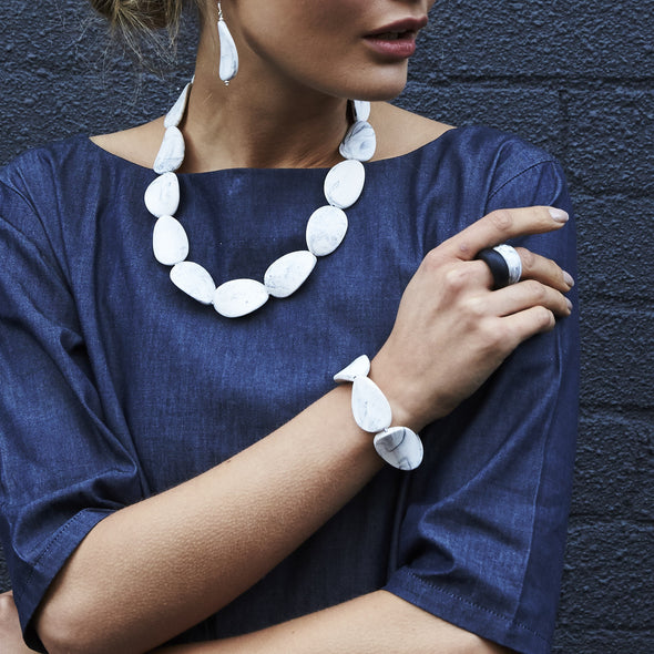 Nomad Resin Bracelet - Polka Luka Resin Jewellery