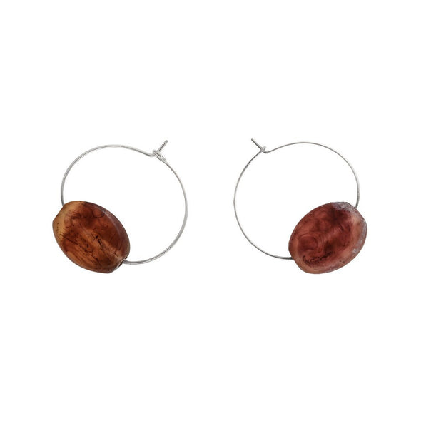 'Orbit' Resin Earrings - Polka Luka Resin Jewellery