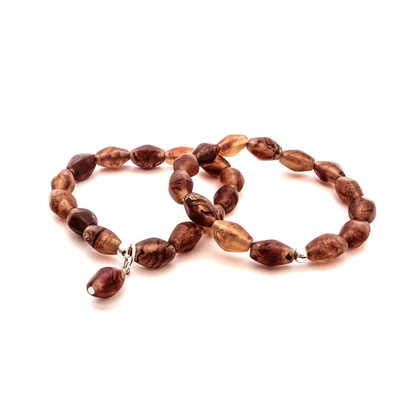 Paradiso Double Resin Bracelet - Polka Luka Resin Jewellery