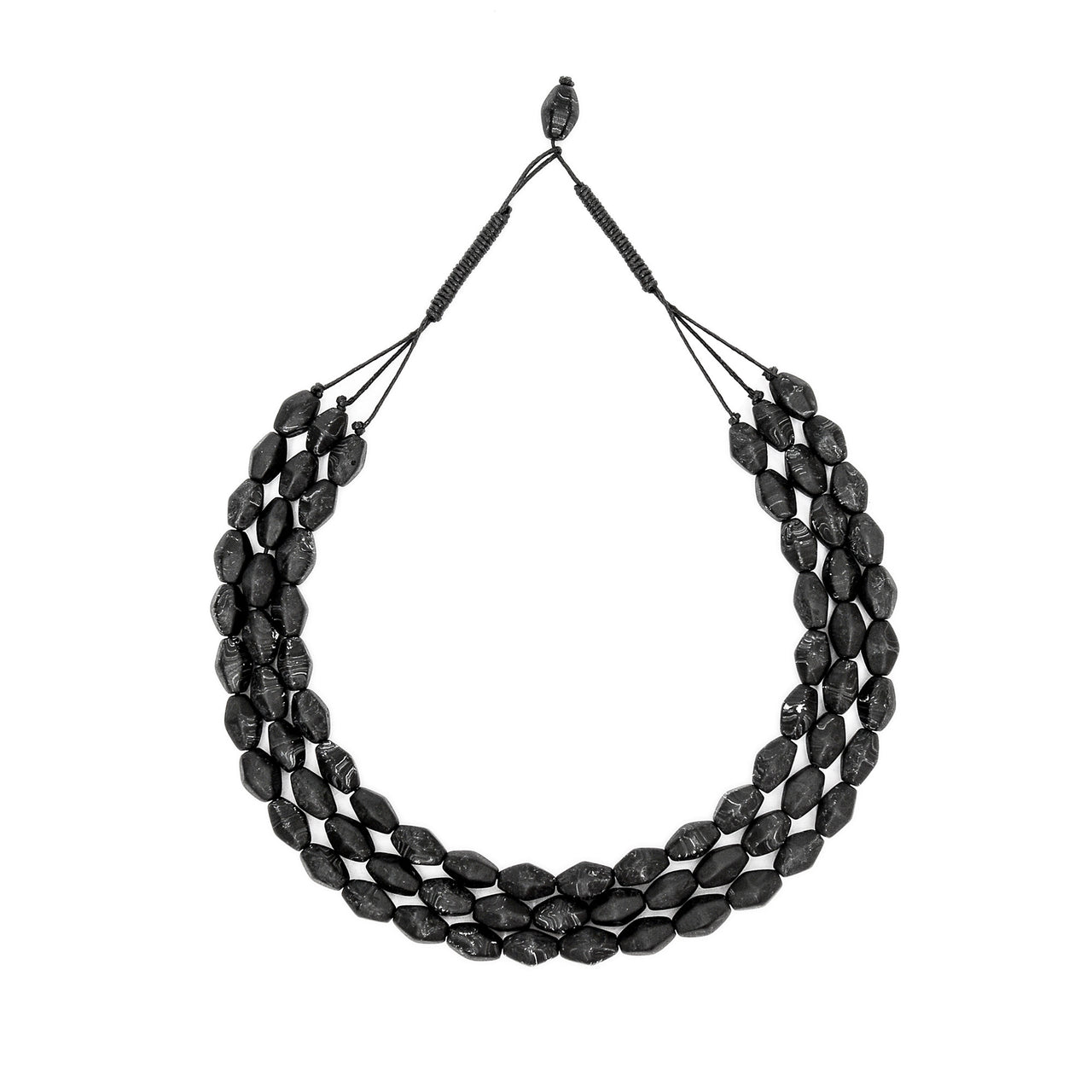 Paradiso Triple Strand Resin Necklace - Polka Luka Resin Jewellery