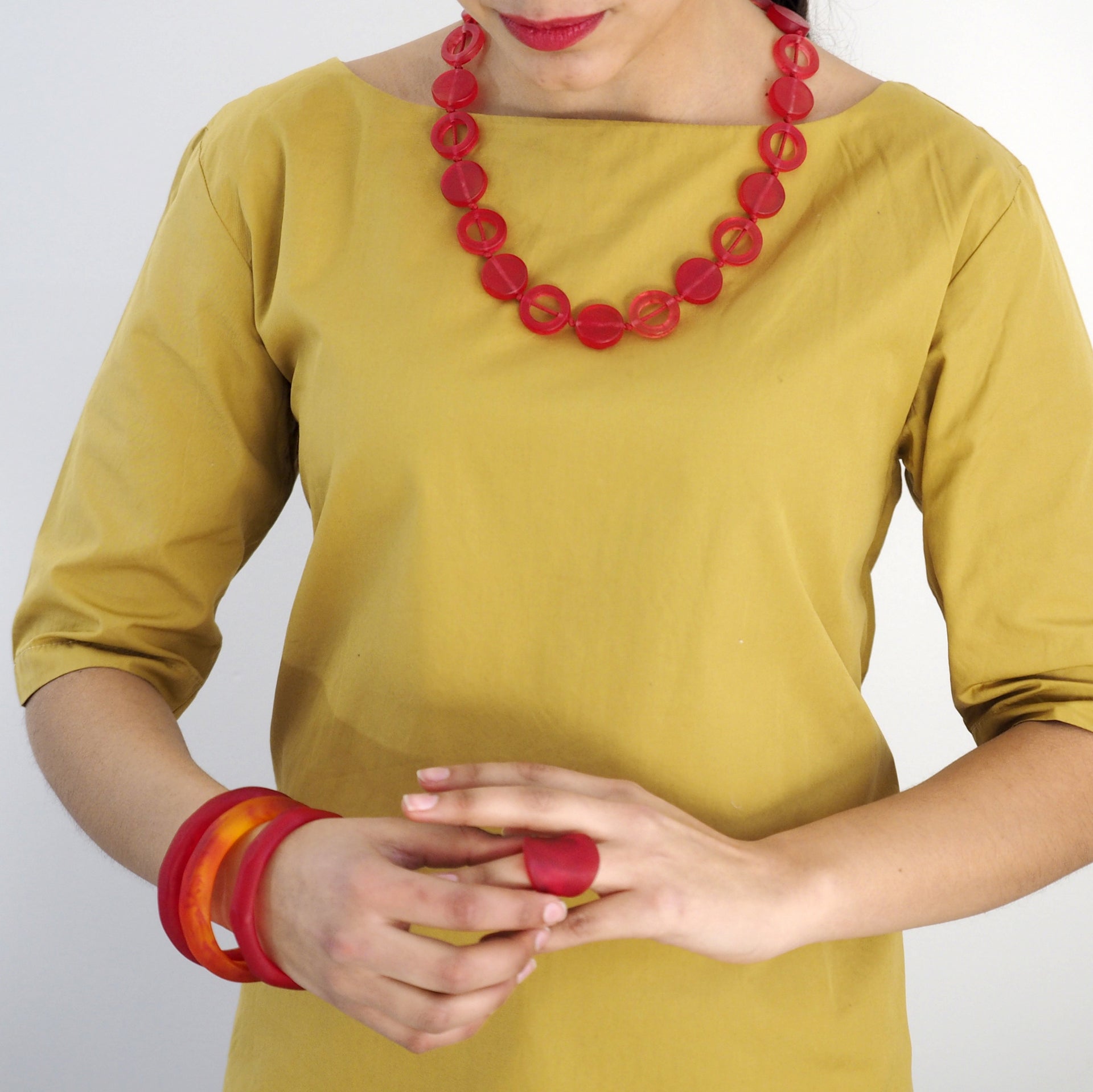 Pilgrim Short Resin Necklace - Polka Luka Resin Jewellery