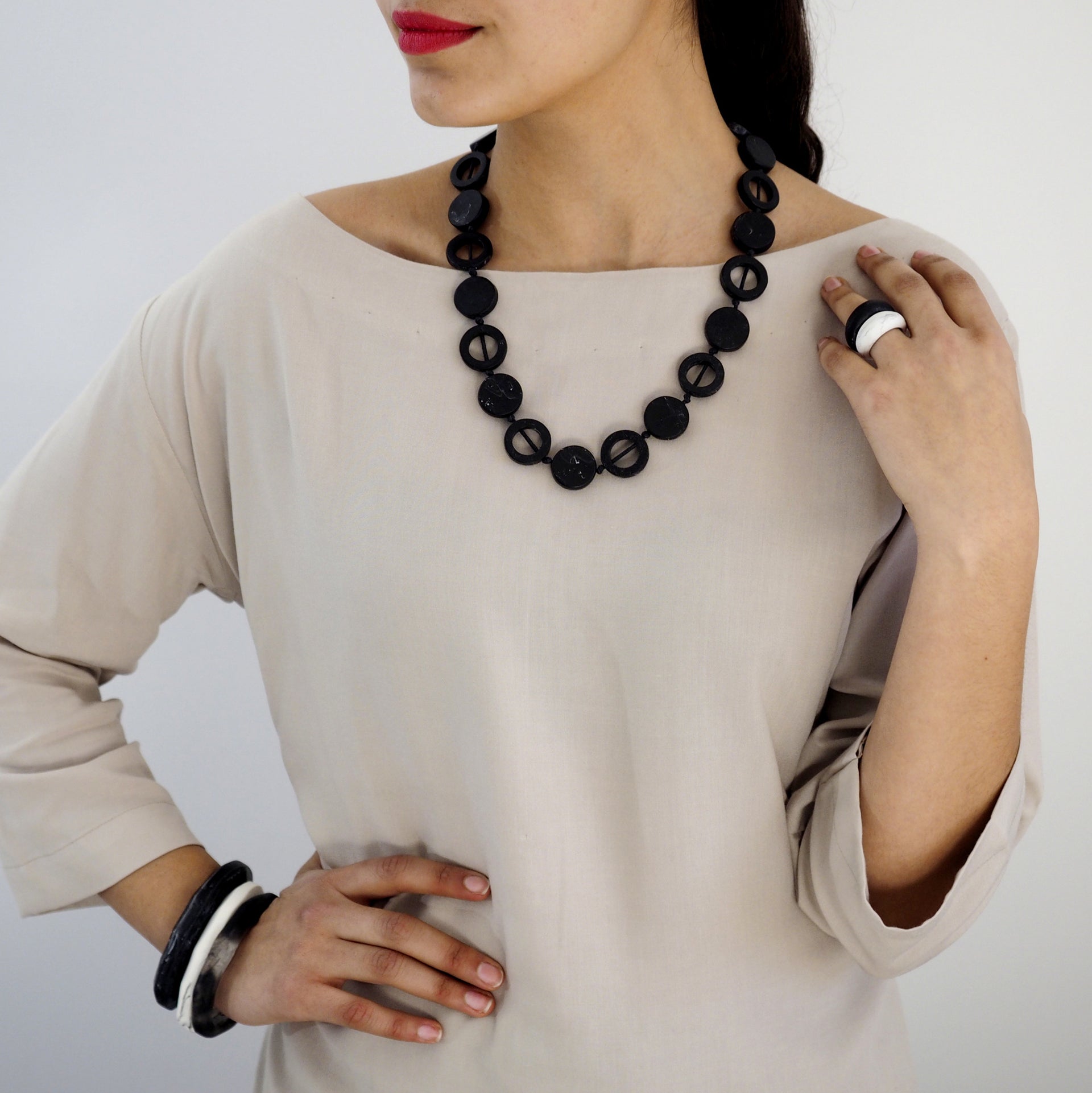 Pilgrim Short Resin Necklace - Polka Luka Resin Jewellery