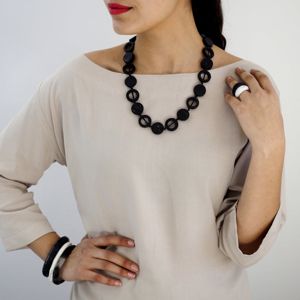 Pilgrim Short Resin Necklace - Polka Luka Resin Jewellery