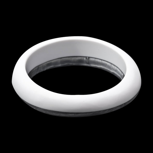 'Hinterland' Two Tone Bangle- 'TriBeCa' range - Polka Luka Resin Jewellery