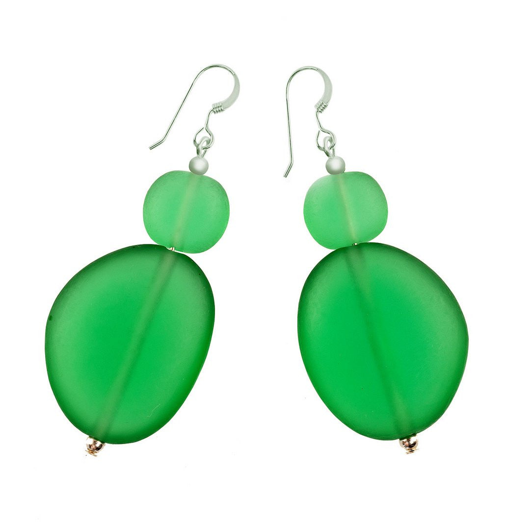 'Metropolis' Resin Earrings - Polka Luka Resin Jewellery